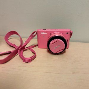 Nikon 1 J1 Barbie Pink Digital Camera Full Kit - RARE